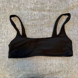 J Crew Bikini Top. Black. Large